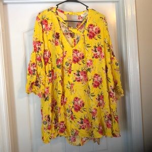 Floral print tunic/dress.